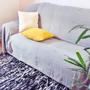 Imagem de Manta para sofá tipo capa de sofá 2,40x1,80 cinza