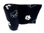 Imagem de Manta Pet cobertor em soft preto tamanho M para cães e gatos