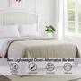Imagem de Manta Queen Size COMFLIVE - Alternativa a Penas - Taupe (230x230cm)