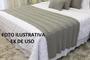 Imagem de Manta Sofa Cama King Tricot Viena Bege