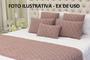 Imagem de Manta Sofa Cama Queen Tricot Paris Rosa