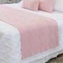 Imagem de Manta Sofa Sala Cama Casal Tricot Pequim Rosa