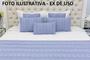 Imagem de Manta Sofa Sala Cama Casal Tricot Viena Azul