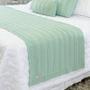 Imagem de Manta Sofa Sala Cama Queen Tricot Berlim Menta