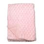 Imagem de Manta Soft Bebe Cobertor Microfibra Com Sherpa Lâ Carneirinho 0,75m x 1,00,cm Relevo Rosa