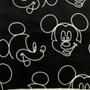 Imagem de Manta Solteiro Soft Disney Mickey Mouse Preto Jolitex