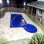 Imagem de Manta Térmica Piscina 8x4 300 Micras Proteção Uv BLACK/BLUE