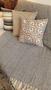 Imagem de Manta Xale para sofá / cama 1,5x2,2m MARROM MESCLADO tear artesanal decorativa protetora