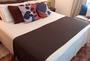 Imagem de Manta Xale para sofá / cama 1,8x2,2m CRU tear artesanal Decorativa protetora