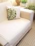 Imagem de Manta Xale para sofá / cama 1,8x2,2m CRU tear artesanal Decorativa protetora