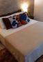 Imagem de Manta Xale para sofá e cama 2,70x2,20m CARAMELO tear artesanal decorativa protetora gigante