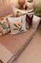 Imagem de Manta Xale para sofá e cama 2,70x2,20m CARAMELO tear artesanal decorativa protetora gigante