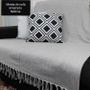 Imagem de Mantas de sofá gigante 100% algodão Cinza Neblina