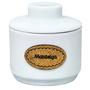 Imagem de Manteigueira Francesa Porcelana Branca Premium Capacidade 250 Gramas
