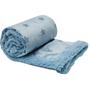 Imagem de Mantinha Dupla Face Azul Estrelinhas - Sherpa