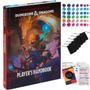 Imagem de Manual do jogador de Dungeons and Dragons 2024 com conjuntos de dados DND 6, bolsas de flanela e kit completo para impressão  Livro de regras básico com acessório D&D Starter Set  Jogo de tabuleiro de mesa