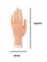 Imagem de Mão Falsa Manicure Unhas Gel Acrygel Fibra Porcelana Flexível Articulada