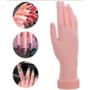 Imagem de Mão Postiça Para Treino Manicure Silicone Unhas Gel