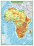 Imagem de Mapa África Físico Continentes - COM SUPORTE