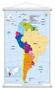 Imagem de Mapa Brasil + Bandeira + América Do Sul Kit 3 Banners Grande