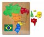 Imagem de Mapa Do Brasil Aprenda Brincando Grande Estados E Regiões