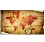 Imagem de Mapa Mundi Adesivo Gigante Decoração Papel De Parede Gg44