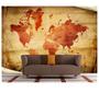 Imagem de Mapa Mundi Adesivo Gigante Decoração Papel De Parede Gg44