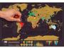 Imagem de Mapa Mundial Raspar Viagens Raspadinha Presente 30x42cm
