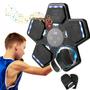 Imagem de Maquina Boxe Bluetooth Musica Exercício Com Luvas