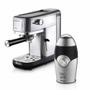 Imagem de Máquina Café Espresso Manual Ariete Jade Slim Metal + Moedor Ariete Pro Grind 150W