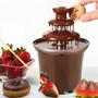 Imagem de máquina Cascata fonte fazer Chocolate Fondue Elétrico 3 torres