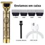 Imagem de Maquina cortar cabelo e barba Elétrica Aparador Barba arbeadoSem Fio Recarregável Usb - CostaImports