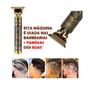Imagem de Maquina Corte Cabelo Barba Profissional Dragão 5W Bivolt