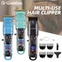 Imagem de Maquina de Cabelo e Barba Display Transparente G-Wekliss Verde