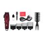 Máquina De Cabelo Profissional Sem Fio Kemei KM-PG2600 Bordô Imagem de Máquina De Cabelo Profissional Sem Fio Kemei KM-PG2600 Bordô