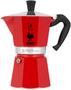 Imagem de Máquina de café expresso Bialetti Moka Express 3 xícaras de alumínio vermelho