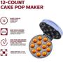 Imagem de Máquina de Cake Pop Antiaderente, Faz 12, Ideal para Festas