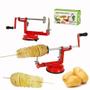 Imagem de Maquina de cortar batata em espiral fazer legumes frutas e legumes fatiador slicer em palito chips