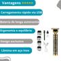 Imagem de Máquina de Cortar Cabelo e Barba  Para Cabelo e Barba, Premium, Recarregável, Sem Fio