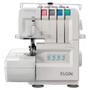 Imagem de Máquina de Costura Elgin Portátil Overlock 1000 127V Branca