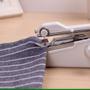 Imagem de Maquina de Costura PortatilMini Máquina de Costura Elétrico Portátil Sem Fio a Pilha Roupas Tecidos Couro Lã Jeans Manual