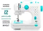 Imagem de Máquina De Costura Reta Oz Sm1010 Portátil 12 Pontos Branca 110v/220v