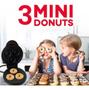 Imagem de Máquina De Donuts Mini F 3 Rosquinhas Confeitaria Waffler