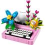 Imagem de Máquina de Escrever com Flores Lego Creator 3 em 1