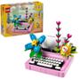 Imagem de Máquina de Escrever com Flores Lego Creator 3 em 1