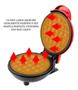 Imagem de Máquina De Fazer Waffle Mini Grill Antiaderente Panqueca