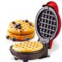 Imagem de Máquina De Fazer Waffle Mini Grill Antiaderente VERMELHO