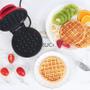 Imagem de Máquina de Fazer Waffle Rosquinhas Doces café da manhã Assadeira Mini Bundt Cake Maker Premium (220, Volts)