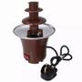 Imagem de Máquina De Fonte De Chocolate Fondue Maker Aquecido Em 3 Camadas Festa Doméstica Nova