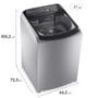 Imagem de Máquina de Lavar 17kg Electrolux Perfect Care Digital com Vapor e Jatos Poderosos (LEH17)